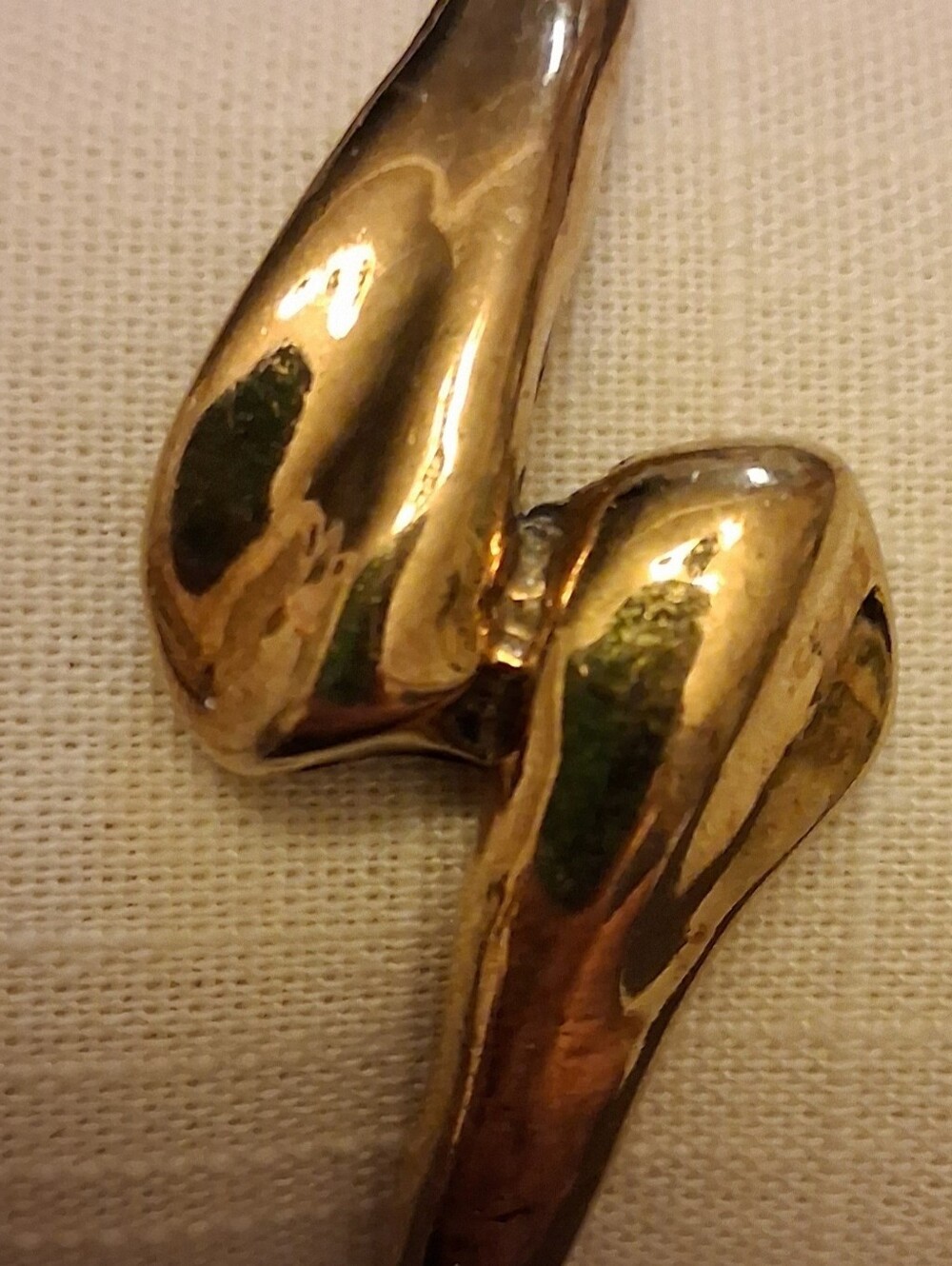 Vintage Brass / Gold-Tone Cuff Bracelet - Women's Jewelry